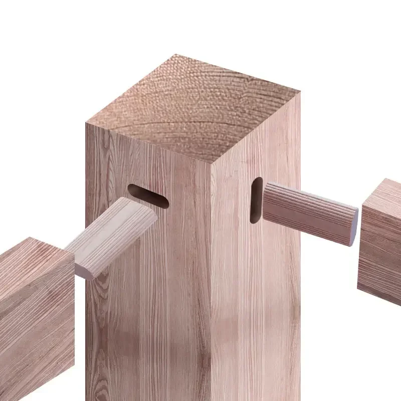 Domino Solid Wood DIY Stripes Tenon Biscuit Joinery Beech Nail Cork Block Wood Board Furniture Butt Tool For Woodwork 100/Bag woodworking tool