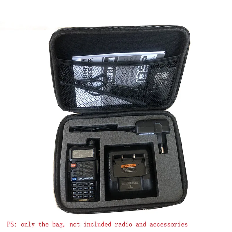 BAOFENG UV-5R Two Way Radio Series Handbag Storage Box Carrying Case Storage Hand Bag For UV-5RA UV-5RE Plus TYT Walkie Talkie