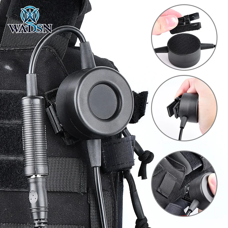 Casque Tactique PTT U94 - Compatible Kenwood ICOM Midland Motorola - Neuf