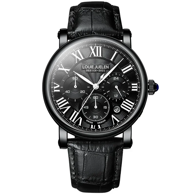 Men Watch Fashion Simple Luxury Business Casual Clock Vintage Leather Bands Classic Waterproof Male Quartz Wristwatches Reloj
