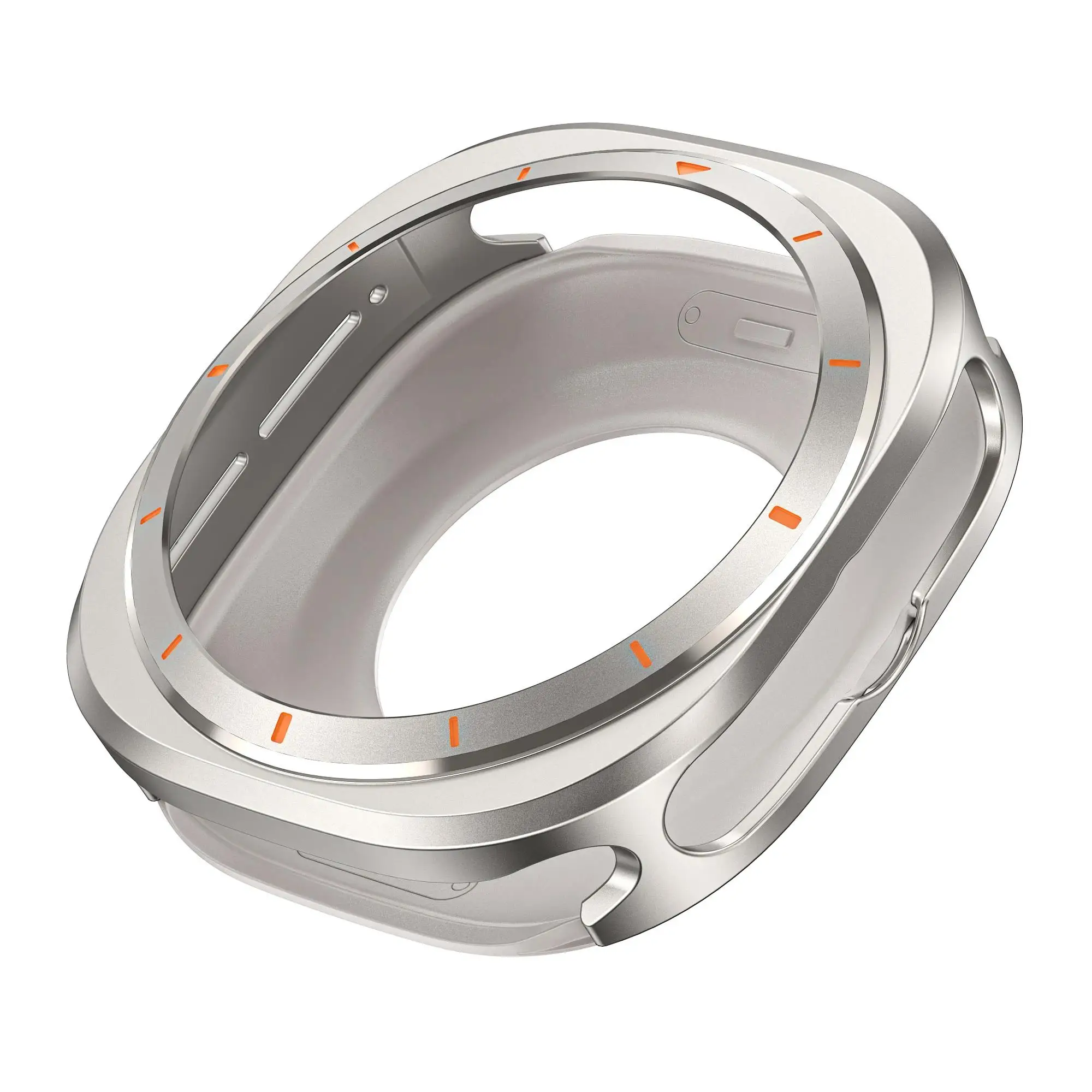 Aluminum Alloy Protective Watch Cover with Screen Protector Accessory