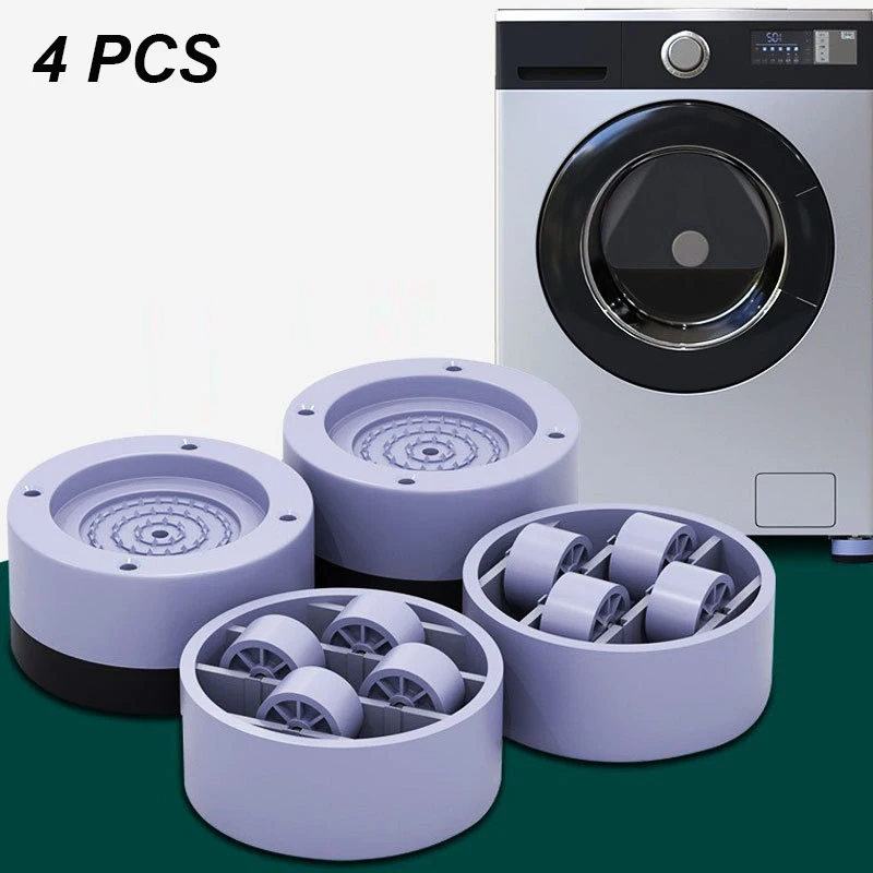 NOISE CANCELLING WASHING Machine Foot Pad Support Anti Vibration Universal~  $16.23 - PicClick AU