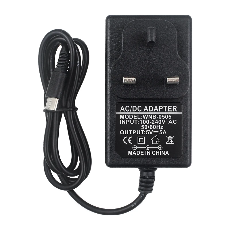 Orange Pi Power Adapter 5V 5A Type-C Power Supply for Orange Pi 5 Pro / Max / Ul