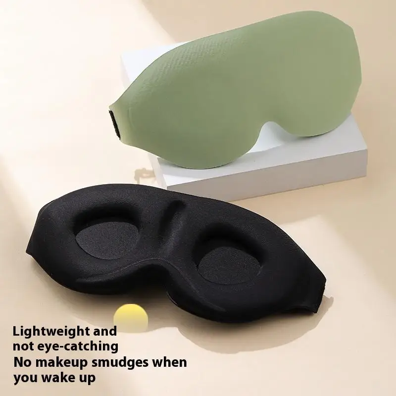 Eye Mask For Sleeping 3D Contoured Cup Blindfold Concave Molded Night Sleep Mask Block Out Light With Women Men Cute Sleep Mask