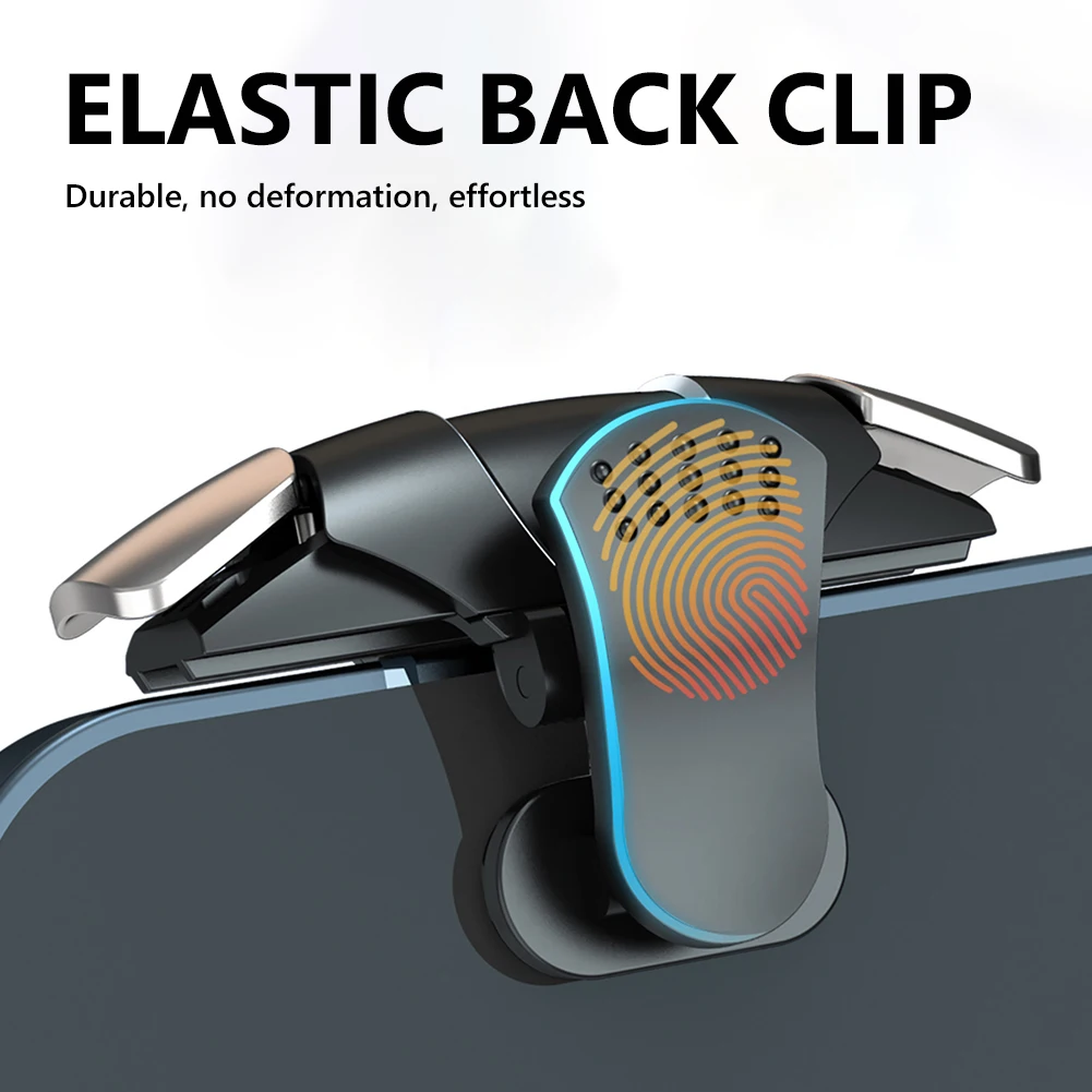 【Eco-friendly】 for PUBG 4 Finger Mobile Gaming Trigger Latency-Free Pulse Key Button Aim Trigger Button for Ios Mobiles Phones.