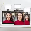 Video Conference Fill Light Portable LED Video Conference Fill Light Electroless Notebook Phone Universal Clip Webcam Call Light 4
