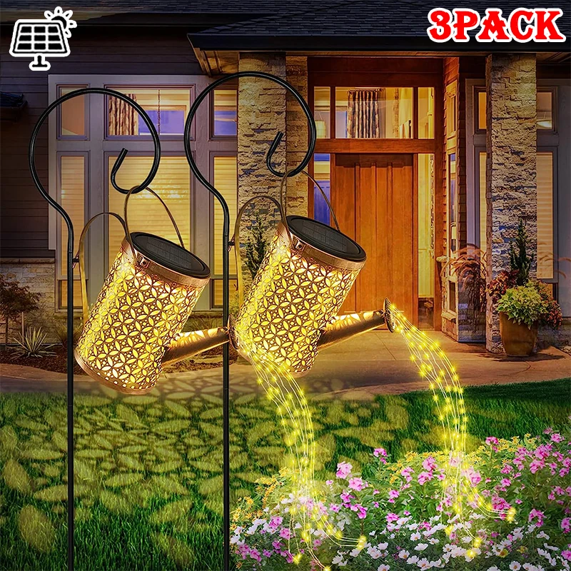 Outdoor Solar Powered Decorative Hanging Lantern - Light