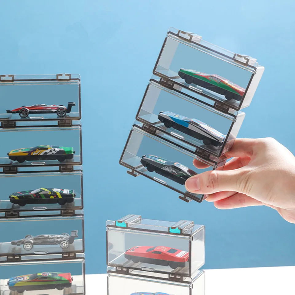 Scatola Porta Modellini In Acrilico Trasparente – Custodia Anti-polvere Per Auto 1:43, Figurine E Mini Animali