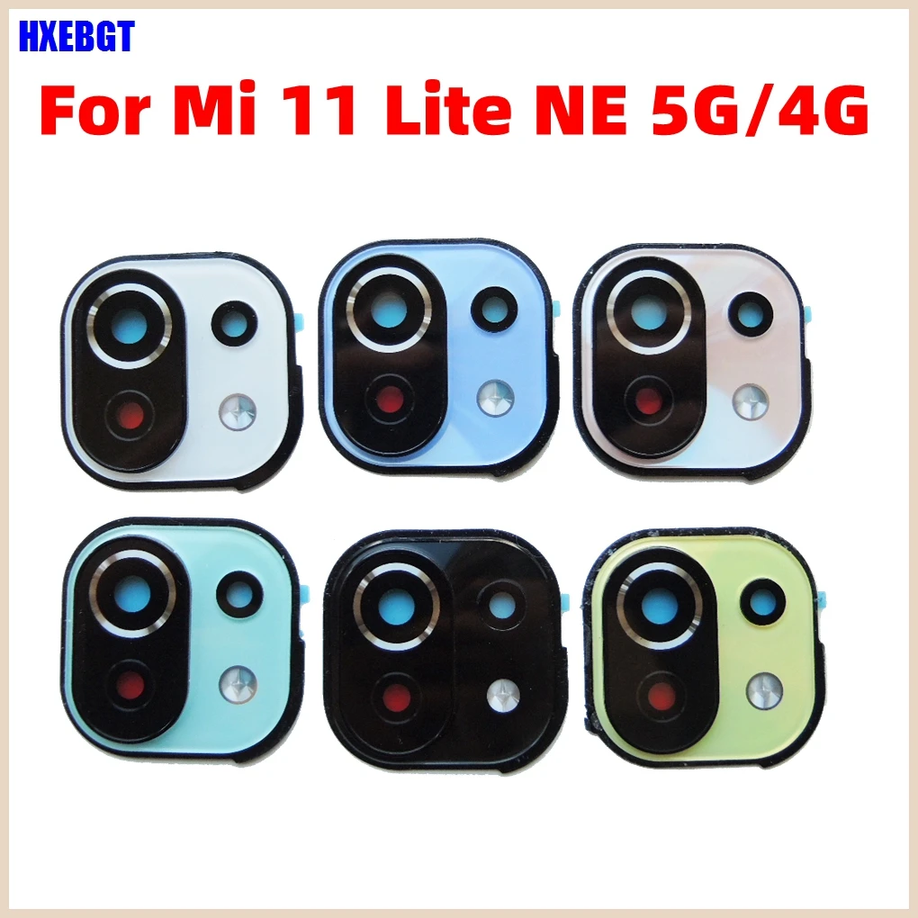 Lente Fotocamera Posteriore Con Vetro E Biadesivo Per Xiaomi Mi 11 Lite 4G/5G (M2101K9AG)