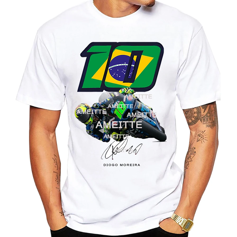 Legendary Brazilian Rider T-Shirt - Men's Short Sleeve Sport Tee in White