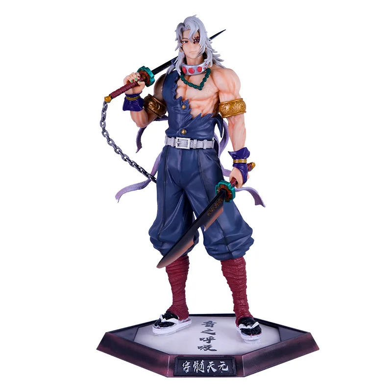 

Фигурки аниме, рассекающие демонов, Tsugikuni Yoriichi Daki gyutarou kokusowl Sanemi Douma Uzui Tengen Inosuke Sabito, игрушки из ПВХ
