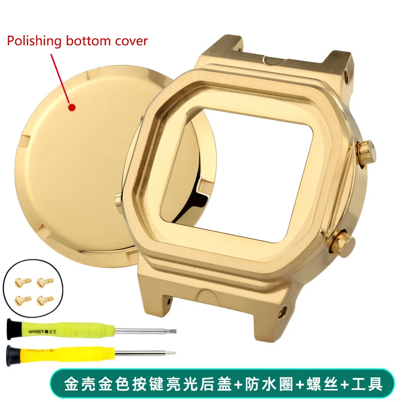 Stainless Steel Case and Bracelet for G-SHOCK Watch Customization Kit