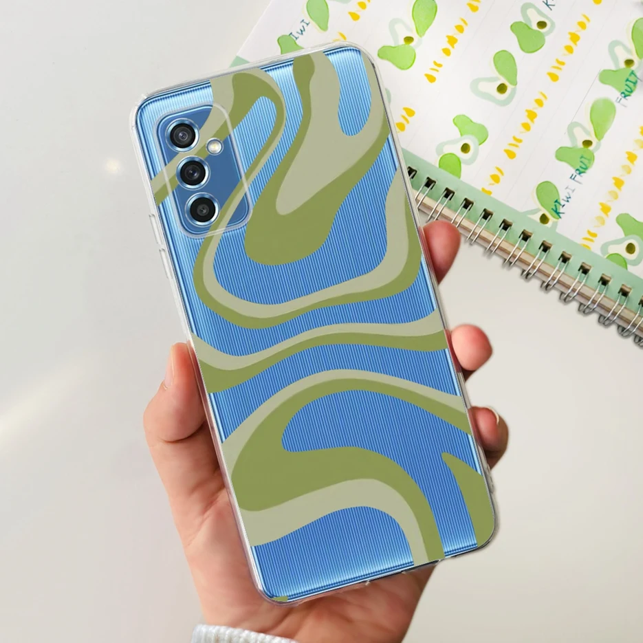 Stylish Clear Silicone Phone Case with Fashion Print Design