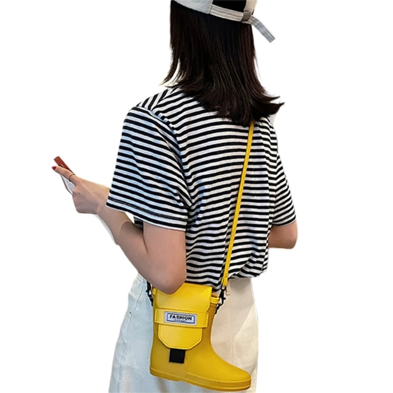 

Cartoon Rain Shaped Mobile Phone Bag PVC Crossbody Bags for Women and Kids Durable and Convenient