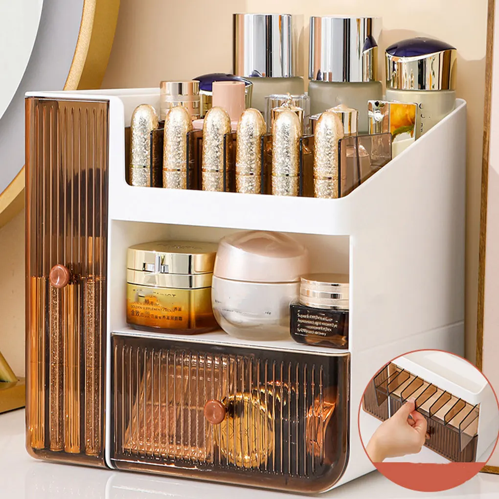 

Neatly Arrange Makeup Essentials Cosmetic Organiser Box The Open Design Is Easy To Access Cosmetic Organisers
