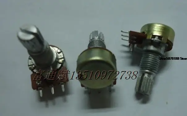 

Spot High Quality Volume Audio Potentiometer Rv120 Single Connection B5K-15MM Shaft 12 Type
