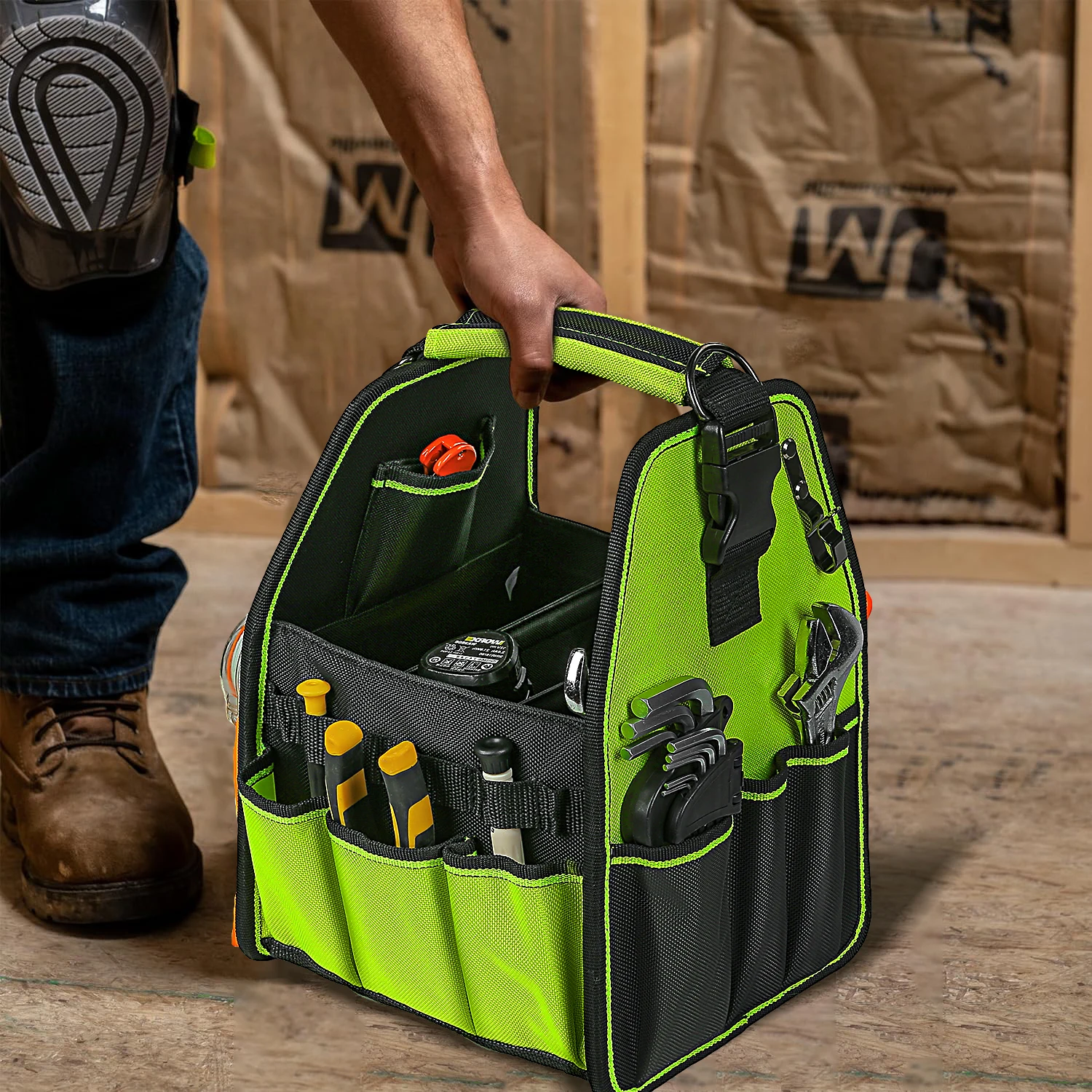 35 Pockets and Loops Tool Tote Front View
