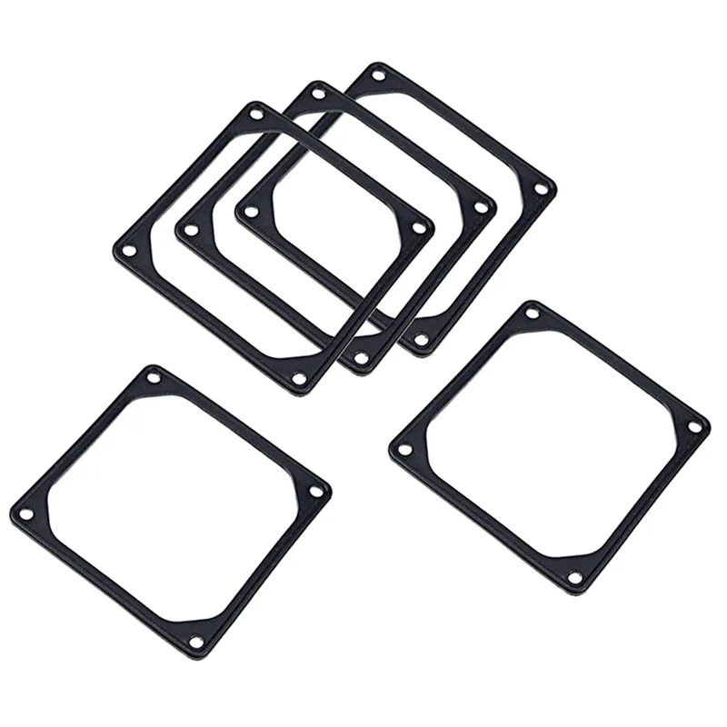 10Pcs 120Mm Anti-Vibration Silicon Fan Gasket Noise Reducing Gasket Pad for PC Computer Case Fan