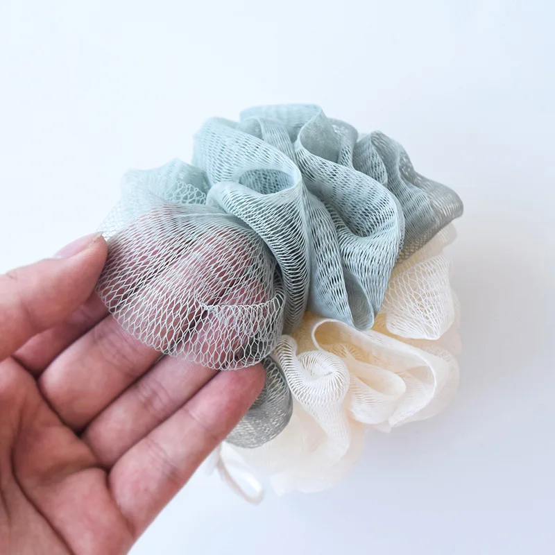 1pc Soft Shower Mesh Foaming Sponge Bath Bubble Ball Body Skin Scrub Exfoliating Scrubber Back Brush Bathroom Shower Accessories 3