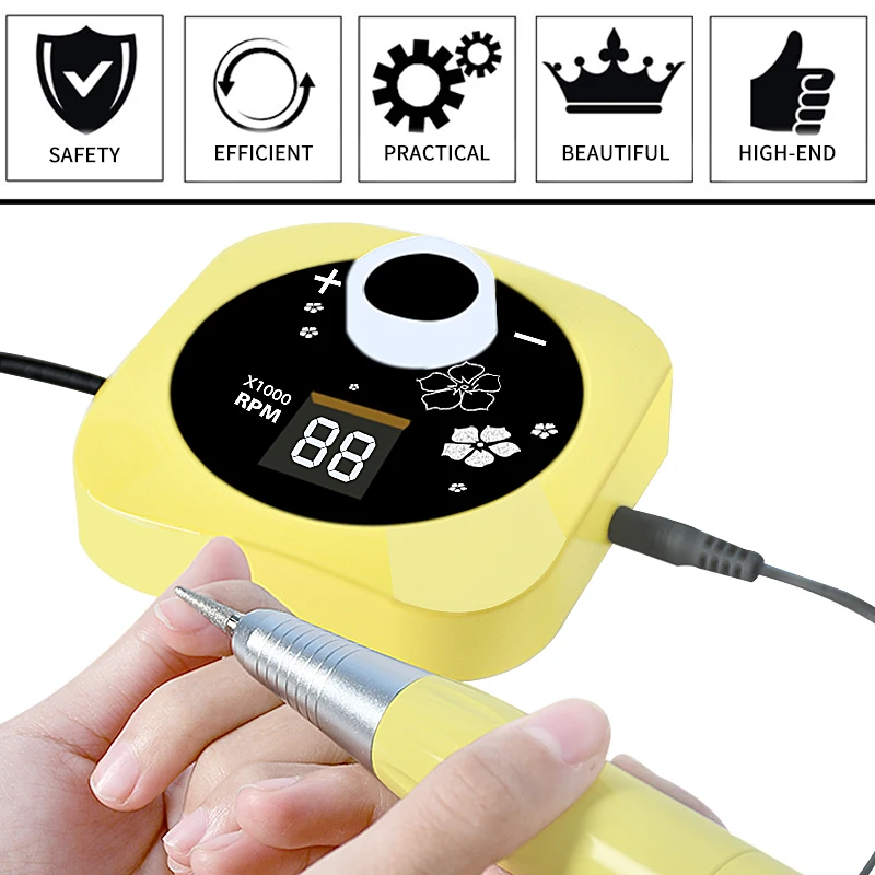 40000/20000 RPM unghii electrice burghiu aparat manichiură aparat pentru manichiură pedichiură unghii pilă instrumente burghiu biți kituri de instrumente_voghion.com