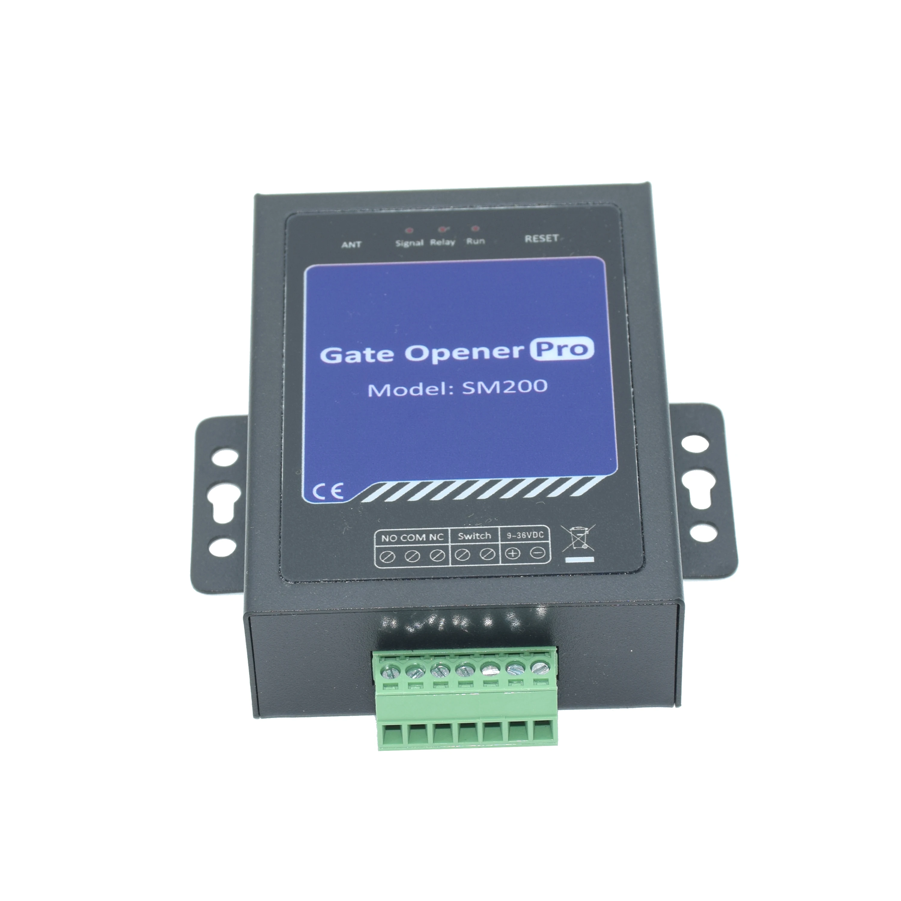 GSM 4G LTE SMS 통화 원격 제어 스마트 게이트 개폐기 SM200 ON/OFF 릴레이 (3m 길이 흡착 안테나 포함)