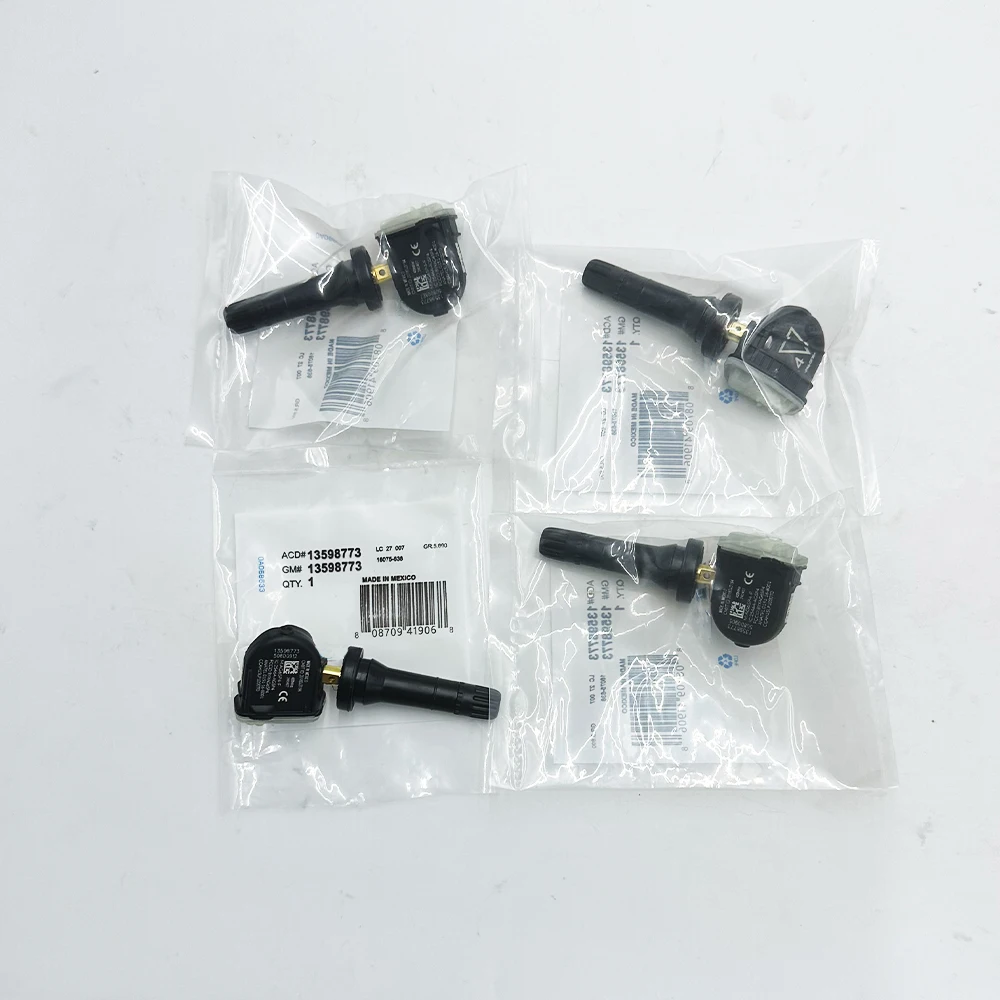 4Pcs 433MHz TPMS TIRE PRESSURE SENSOR for Buick LaCrosse Regal Cadillac CT6 Chevrolet Camaro Cruze Malibu Volt 13598773 13516165 tire pressure sensor