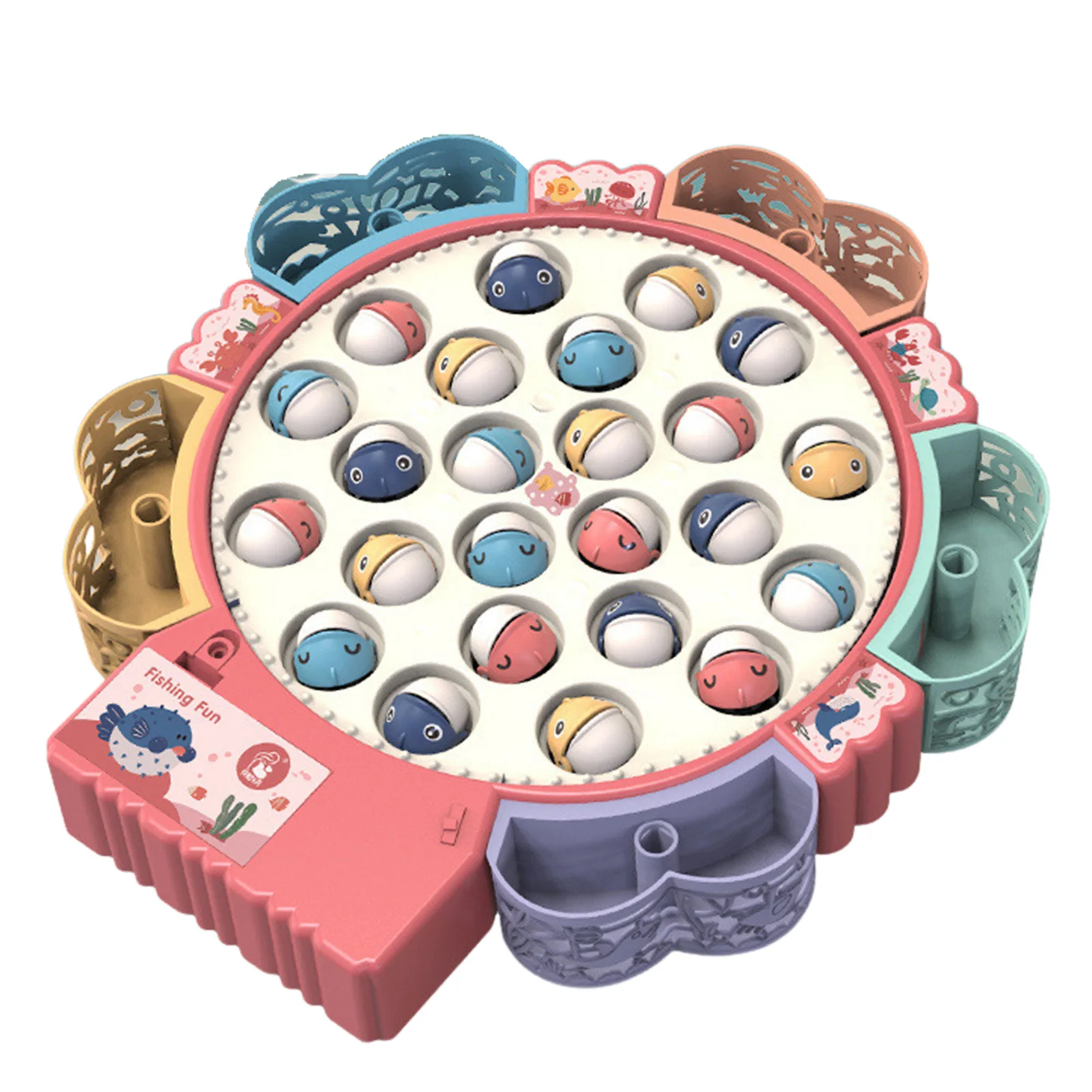 

Electric Magnetic Fishing Toys Board Game Educational Parent-Child Interactive Fishing Toys for Kids Birthday Children's Day