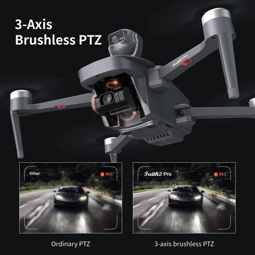 C-FLY Faith2 Pro Drone 4K Profesional 3-Axis Gimbal 5G Wifi GPS