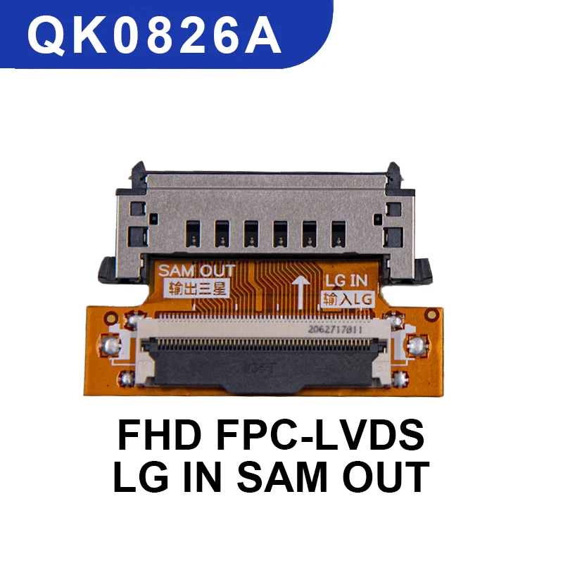 

QK0826A 51P FHD FPC to LVDS LCD Signal transfer board Adapter LCD line interface conversion power conversion board LG to Samsung