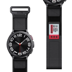 Versatile Nylon Strap - Easy Fit Replacement Wristband in Multiple Sizes - 20mm (Black)