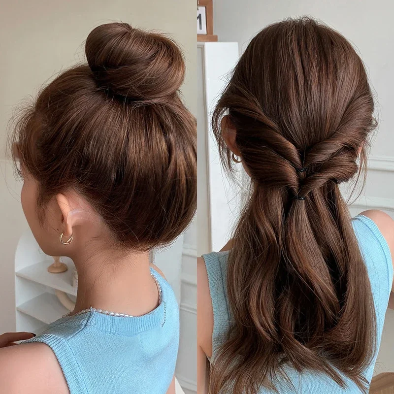 4Pcs Hair Braiding Tool Set French Braid Updo Twister Hair Rings Pick pull Hair Comb Needle Donut Bun Female Styling Accessories