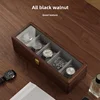 Solid Wood Watch Storage Box Luxurious Organizer for Displaying Watches High-End Wooden Watch Case for Collectors 2