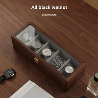Solid Wood Watch Storage Box Luxurious Organizer for Displaying Watches High-End Wooden Watch Case for Collectors 2