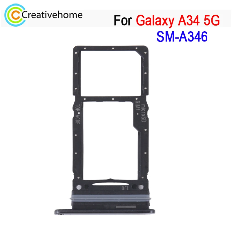 Vassoio Scheda Sim Originale + Vassoio Scheda Sim / Micro Sd Per Samsung Galaxy A34 Sm-A346