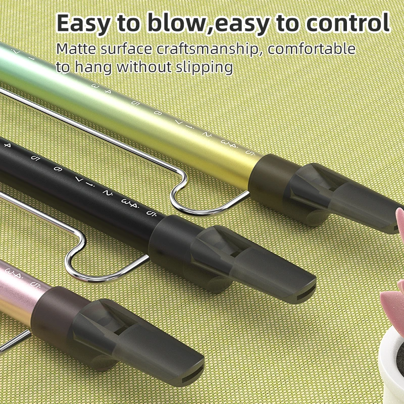 Metal Slide Whistle Scale Sliding DBAO Flute with Steel Sliding Rod Musical Enlightenment Instrument Toy Children Kazoo Flute
