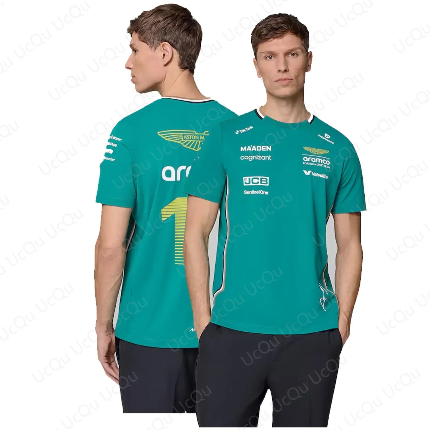 2025 Fernando Alonso 팀 드라이버 티셔츠 2025 New Arriavl Number 14 Aramco Cognizant