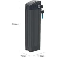 Batterie Silverfish lithium-ion avec chargeur, 48V, 15Ah, 20Ah, 1000W, 750W, 36V 2