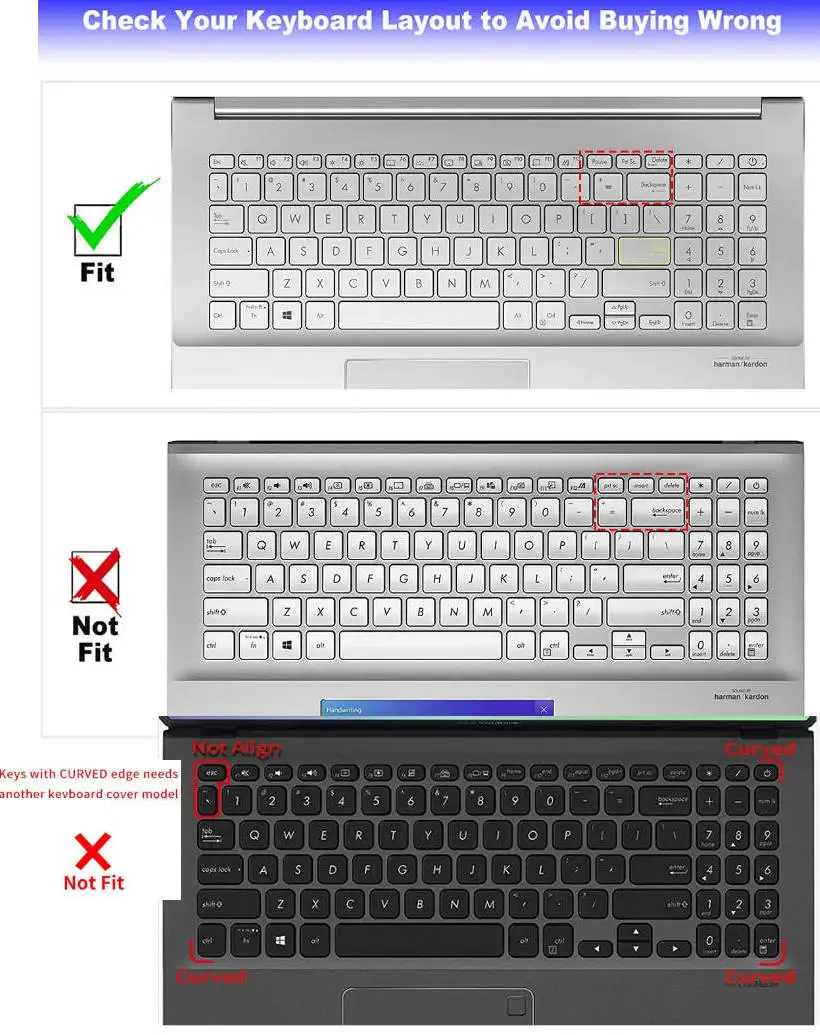 French Russian Arabic Keyboard Cover Laptop For Asus Vivo Book S15 x513 S533fl S533ea M533ia M533 Ia S533 S533f M 533 Ia