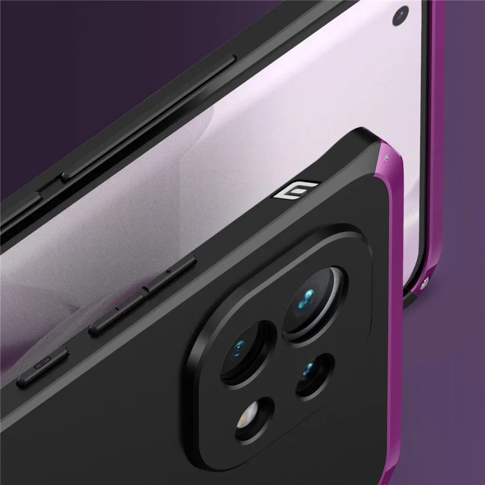 Durable Metal Armor Aluminum PC Phone Case Cover