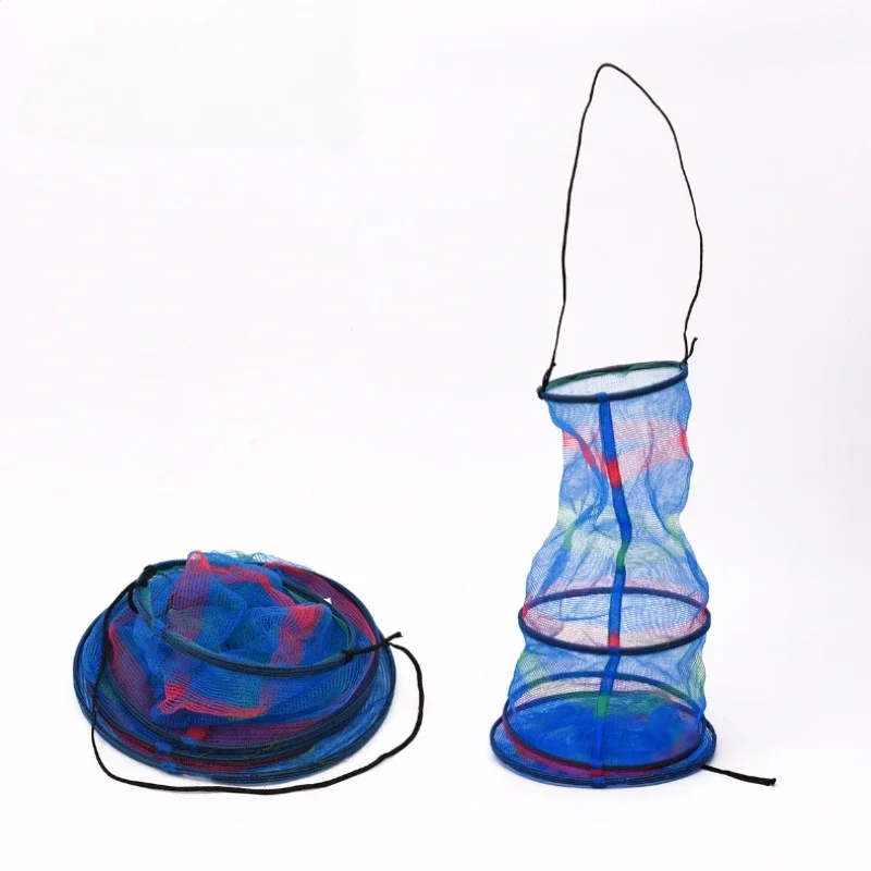 25*65 3-layer Fish Trap Fishing Tools Nylon Colourful South Korean Mini Fishing Guards Foreign Trade Fish Guards