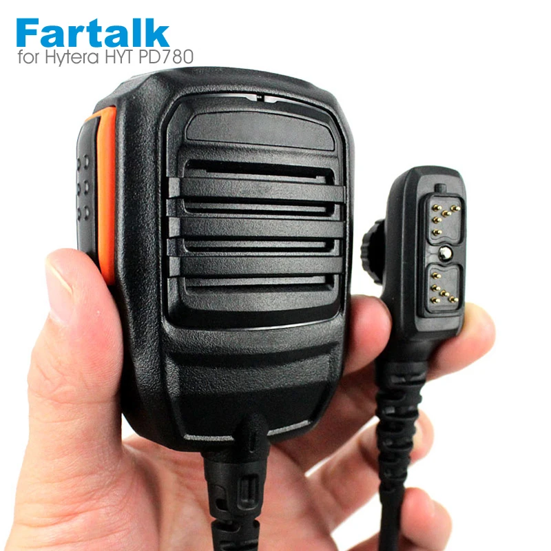 

PTT Handheld Mic Microphone for Hytera HYT PD702 PD700 PD700G PD780 PD780G PD780GM Walkie Talkie Two Way Radio SM18N2