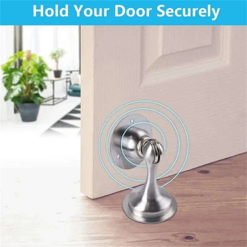 Magnetic Door Stopper Stainless Steel Indoor