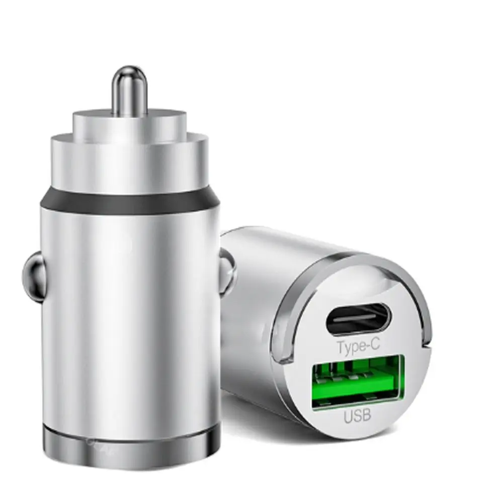 100W USB snelladen zonder schade aan de Type C-adapter in de mini-autotelefoonlader_voghion.com