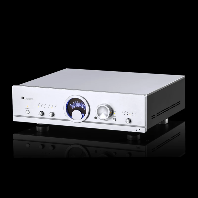 MUZISHARE R90 담즙 사전 단계 전력 증폭기, 발열 등급 순수 담즙 기계, 주파수 조정 기능이 있는 전자관 전단계