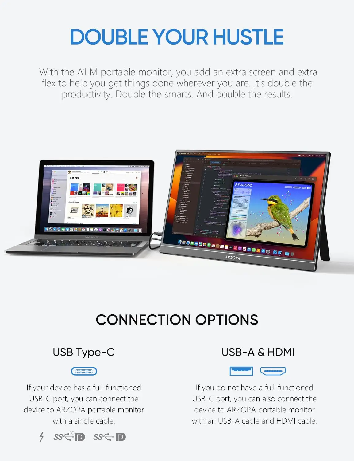 ARZOPA 17.3" FHD Monitor 3