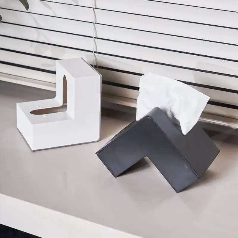 1Pcs Tissue Box Living Room Creative Home Paper Box Simple Bedroom Living Room Tea Table Desktop Decoration Tissue Storage