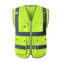 Hi Vis Workwear Safety Vest with Reflective Straps