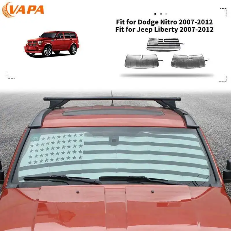 자동차 인테리어 UV 차단 전체 범위 디자인 Jeep Liberty 1999-2007 용 앞 유리 차양 액세서리