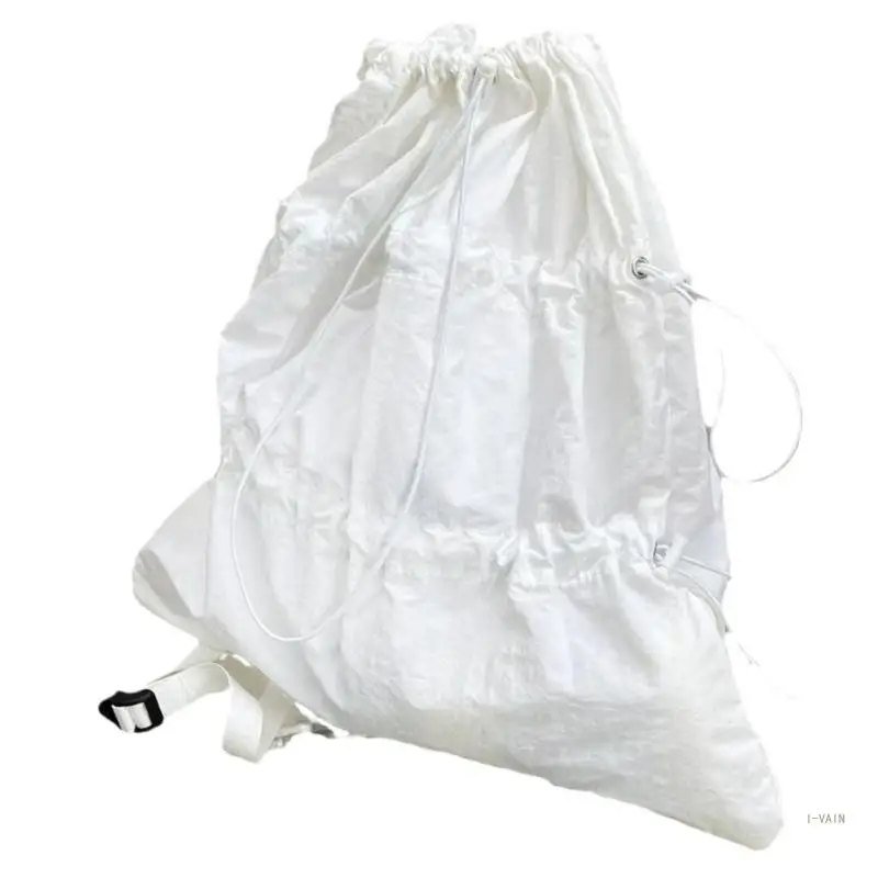 M5TC Student School Backpack Travel Backpack Woman Large Capacity Drawsting
