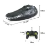 2.4G Simulation Crocodile Head RC Boat Water Racing Remote Control Toys 15km/h Fun Novelty Simulation Spoof Remote Control Boat 6